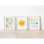 Bảng Chữ Cái Giáo Dục Số Sun Canvas Treo Tường Nghệ Thuật Trang Trí Cho Phòng Bé Phòng Ngủ Trẻ Em Unframed Chống Thấm Nước