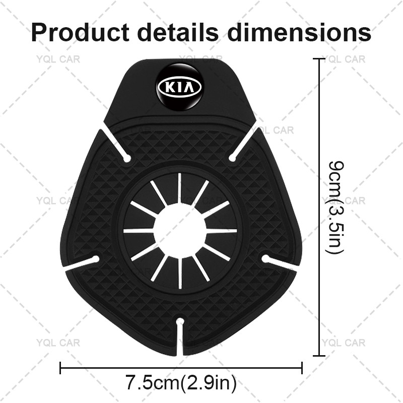 1 / 2 Chiếc Khăn Lau Xe Ô Tô Bảo Vệ Cánh Tay Xe Ngăn Ngừa Lá Bụi Lỗ Dành Cho Xe Kia Ceed Rio Sportage R K3 K4 K5 Sorento Cerato Optima