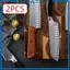 Bộ 2 thay thế tay cầm dao nhà bếp, Cân gỗ cho các dự án DIY