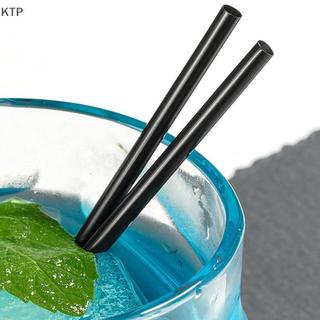 [Ktp] 500 ống hút Cocktail dùng một lần Phụ kiện tiệc cưới ngắn dài màu đen 21/13cm