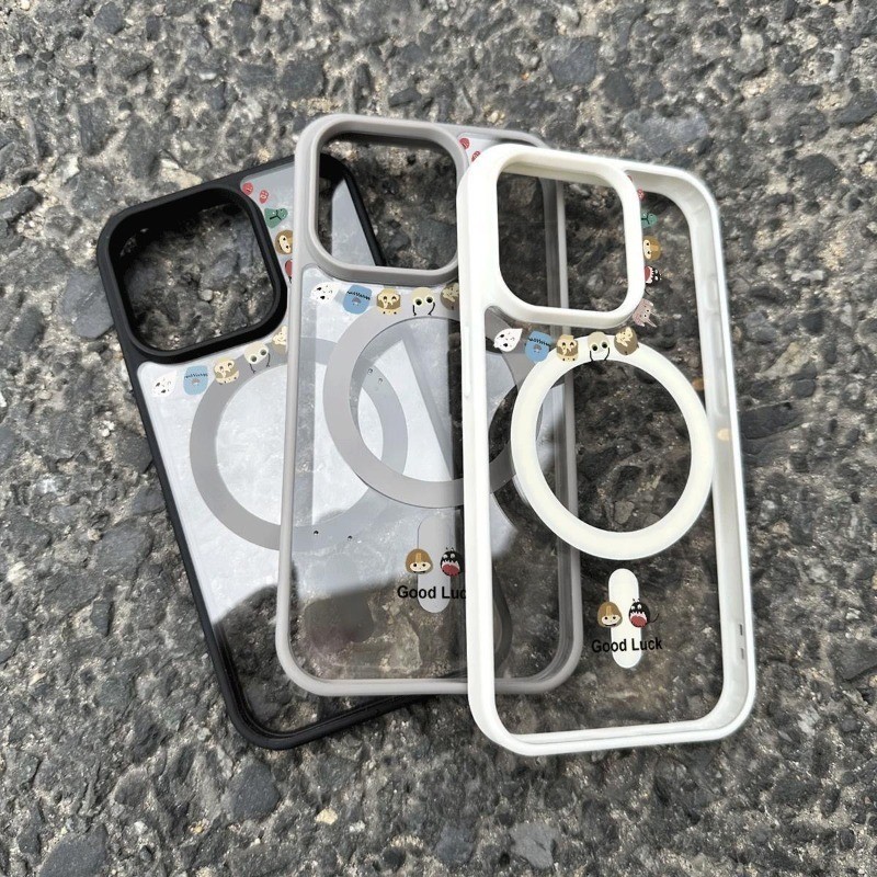 Dễ Thương May Mắn Nhỏ Quái Vật Điện Thoại Trường Hợp Cho iPhone  17 16 15 14 13 12 11 Pro Max X Xr Xs Max