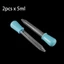 SA 5 Cái Nhỏ Giọt Silicon Trong Suốt Với Đầu Cao Su Mềm Quy Mô 5ML Tốt Nghiệp Nhỏ Giọt Ống Lỏng Để Chuyển Chất Lỏng