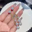 Bông tai tua rua ngọc trai NICOLOO, Phụ kiện nữ Bông tai dây chuyền trang sức quyến rũ, Bông tai Dangle thả phong cách Hàn Quốc thanh lịch Trang phục dự tiệc