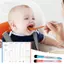 Baby First Foods Tracker Nam châm tủ lạnh với 2 bút từ tính có thể lặp lại Công cụ lập kế hoạch bữa ăn từ tính cho bé sonlekvn