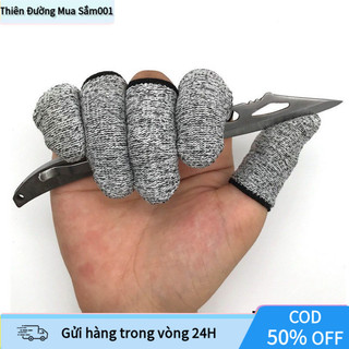 【COD】Bao ngón tay chống cắt  tái sử dụng, cấp độ chống cắt 5, bảo đảm an toàn cho người làm bếp và đam mê thủ công.