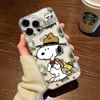 Ốp Điện Thoại Di Động Cho Xiaomi Redmi Note 15 14 13 Pro Plus Note15 Note14 4G 5G Ốp Lưng Snoopy Camera Trong Suốt Bảo Vệ Ống Kính Bumber Đơn Giản Bảo Vệ Toàn Diện Sang Trọng