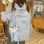 Cô Gái Dễ Thương Schoolbag Dung Tích Lớn Phong Cách Preppy Học Sinh Trung Học Nữ Trung Học Đại Học Ba Lô Học Sinh Giải Trí Du Lịch Ba Lô