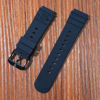 [Dây đeo] Thích hợp cho Luminox Luminox Silicon 0200 / 3901 / 7050 Dây đeo cao su tấn công con dấu 21mm Miệng lồi