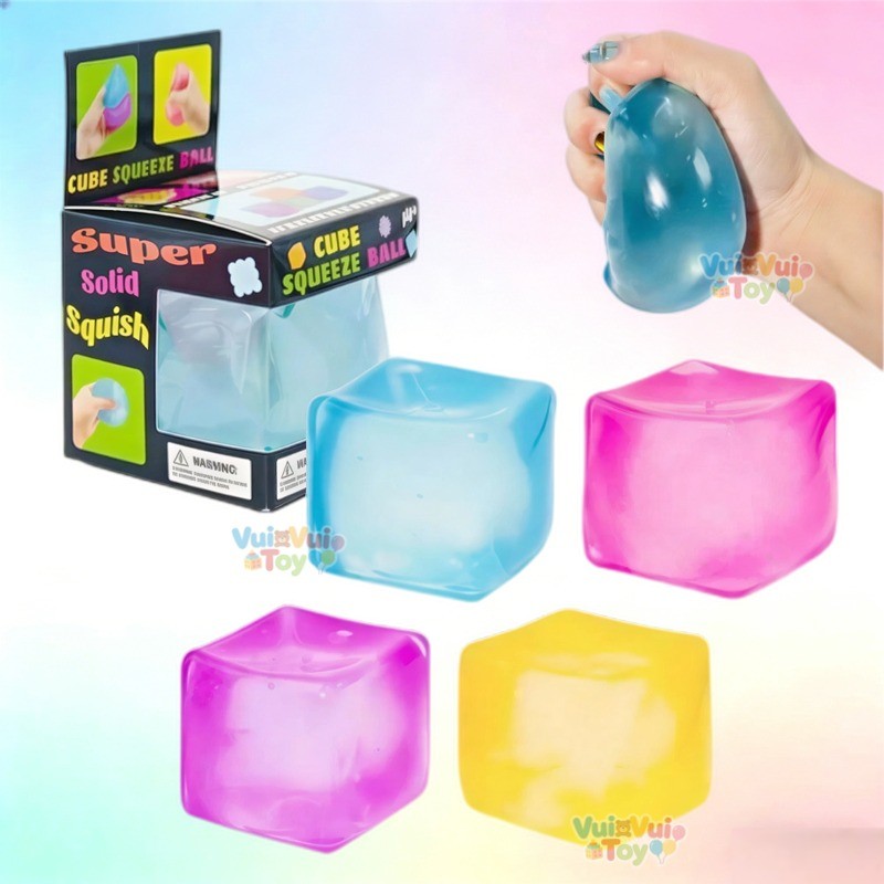 Đá Squishy Bóp Xả Stress - Đồ Chơi Giải Tỏa Căng Thẳng Chất Liệu An Toàn Siêu Mềm
