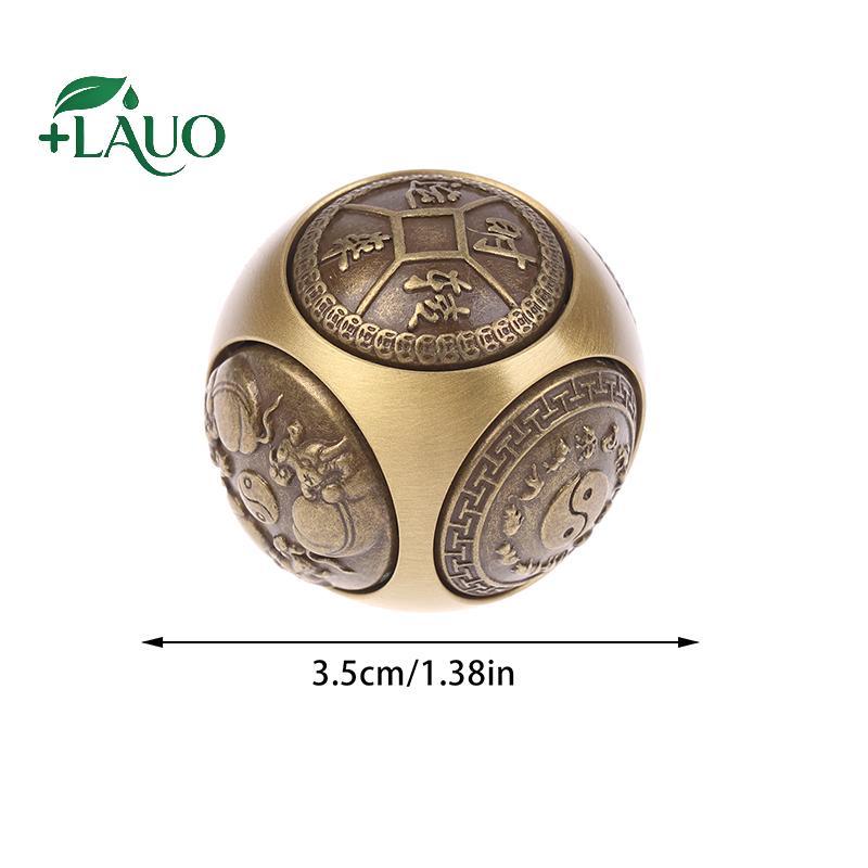 Springevenstar Sáu Mặt Bốn Phước Lành Lu Tiền Fidget Spinner Đồng Thau Giảm Căng Thẳng Khối Giải Nén Bóng Fidget Đồ Chơi Thủ Công Springevenstar
