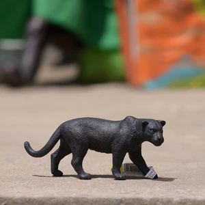 Đức Sile Nhựa Chắc Chắn Panther Black Panther Cheetah Đồ Chơi Mô Hình Trẻ Em Đồ Trang Trí Nhận Thức
