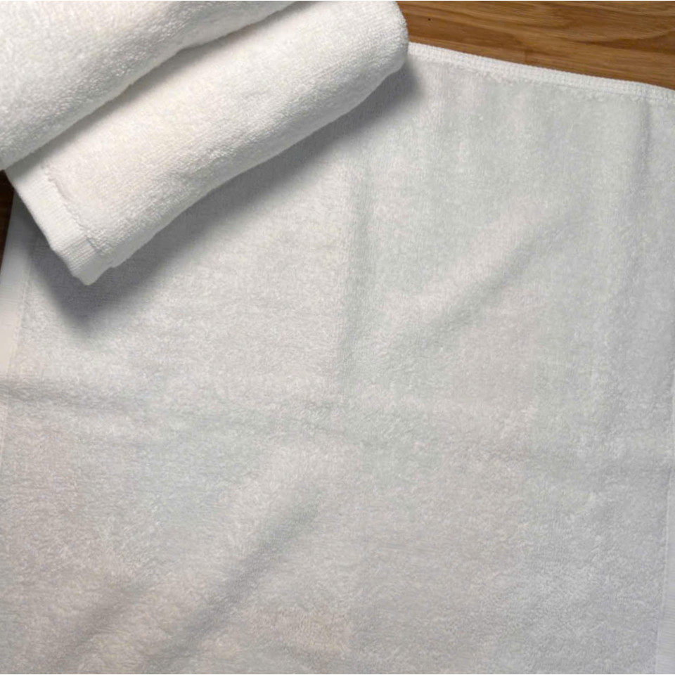 Combo15 Khăn Mặt Vuông Cotton Trắng 34x34cm  – Mềm Mại, Dùng Gia Đình & Spa.Khăn  lau tay dày dặn