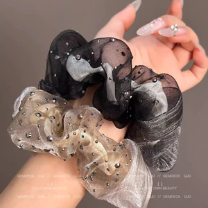 Dây Buộc Tóc Organza Phong Cách Mới Cho Nam Giới 2026