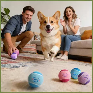 Bóng tennis cho chó - Đồ chơi tương tác 6 mảnh dành cho thú cưng