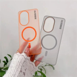 Ốp điện thoại Pc cứng trong suốt chống vân tay cho Huawei Nova 14 13 12 Pro Ultra Magnetic Matte