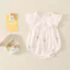 Bộ áo liền quần cho bé mùa hè cho bé Onesie Cotton nguyên chất Quần áo sơ sinh mỏng bé gái phong cách phương Tây Áo liền quần hoa