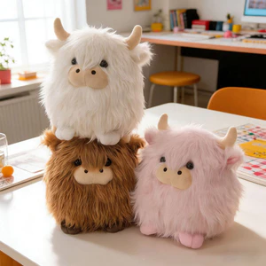 < Pluscloth > Cao Nguyên Bò Sang Trọng Đồ Chơi Thú Nhồi Bông Mềm Dễ Thương Giảm Căng Thẳng Búp Bê Pp Cotton Làm Đầy Món Quà Hoàn Hảo Cho Trẻ Em Bạn Bè Gia Đình Trang Trí Nhà Búp Bê Sang Trọng Đông Nam Á