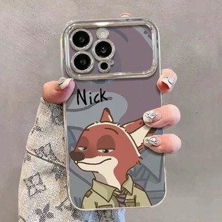 Dành Cho IPhone17 16 15 14 13 12 11ProMax XR XSMax 78 Plus Cặp vợ chồng loạt Judy thỏ trường hợp điện thoại