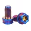 NOTE1 Vít Hợp Kim Titan, Bu Lông Titan Hợp Kim Titan 10 / 15 / 20 / 25 / 30mm GR5, Vít Trang Trí M6 Vít Chống Trộm