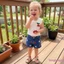 Trang phục mùa hè cho bé gái Áo ba chiều trang trí rau diếp + Bộ quần short Denim thêu đàn hồi