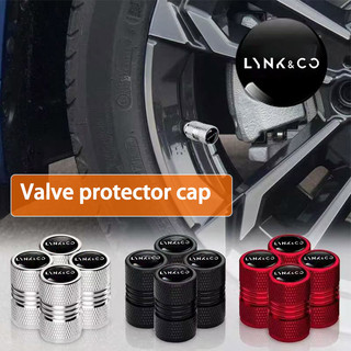 4 Chiếc Lynk & Co Nắp Van Ô Tô Thân Vỏ Nhôm Van Bánh Xe Nắp Bụi Vành Lốp Thân Dành Cho Lynk Co Co 01 02 03 05 06 07 08 09 Nâng Cấp Ngoại Thất