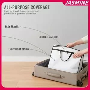 JASMINE Quần Áo Che Bụi Túi May Phù Hợp Với Đầm Jaet Áo Bảo Vệ Chống Bụi Bảo Quản Dành Cho Du Lịch Đám Cưới Tủ Quần Áo Sử Dụng JASMINE