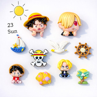 [CHARM ĐỘC QUYỀN] Set Charm One Piece Đảo Hải Tặc Crocs – Luffy Chopper Thuyền Biển Kawaii Cute Anime Trang Trí Dép