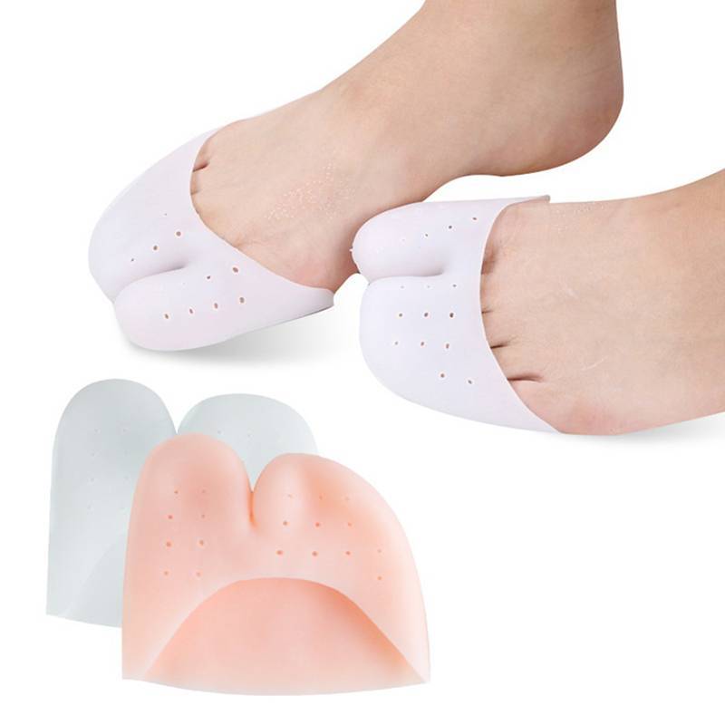 [KvJJL-t] 1 Cặp Miếng Lót Chân Trước Mềm Gel Silicon Mũi Nhọn Ngón Tay Bảo Vệ Đau Giày Cao Gót Miếng Gel Cho Chân Ba Lê Chăm Sóc Chân Mới