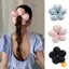 Mũ Kẻ Sọc Hoa Lớn Cho Nữ, Dây Buộc Co Giãn, Phụ Kiện Tóc Thời Trang
