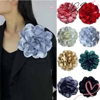 Trâm cài NCE, Ghim ve áo hoa lớn 19CM, Huy hiệu Satin Pháp
