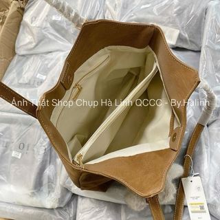Túi Bigsize Da Lộn Chio Kèm Charm Thỏ HS318