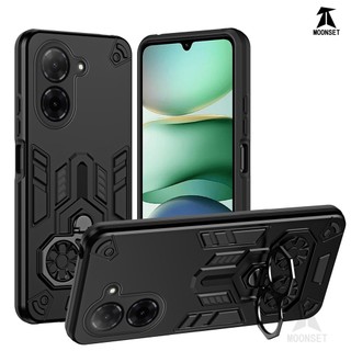 Dành Cho Xiaomi POCO C71 Ốp điện thoại Cứng Có Giá Đỡ Vòng Loại Kéo Chống Sốc Nâng Cạnh Mỏng Bao