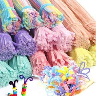 (BÁN CHẠY) Kẽm Nhung Loại 1 Bó 100 Sợi Giá Rẻ Hàng Chuẩn 7-8mm Tùy Màu Dùng Làm Hoa Các Đồ - SUNND