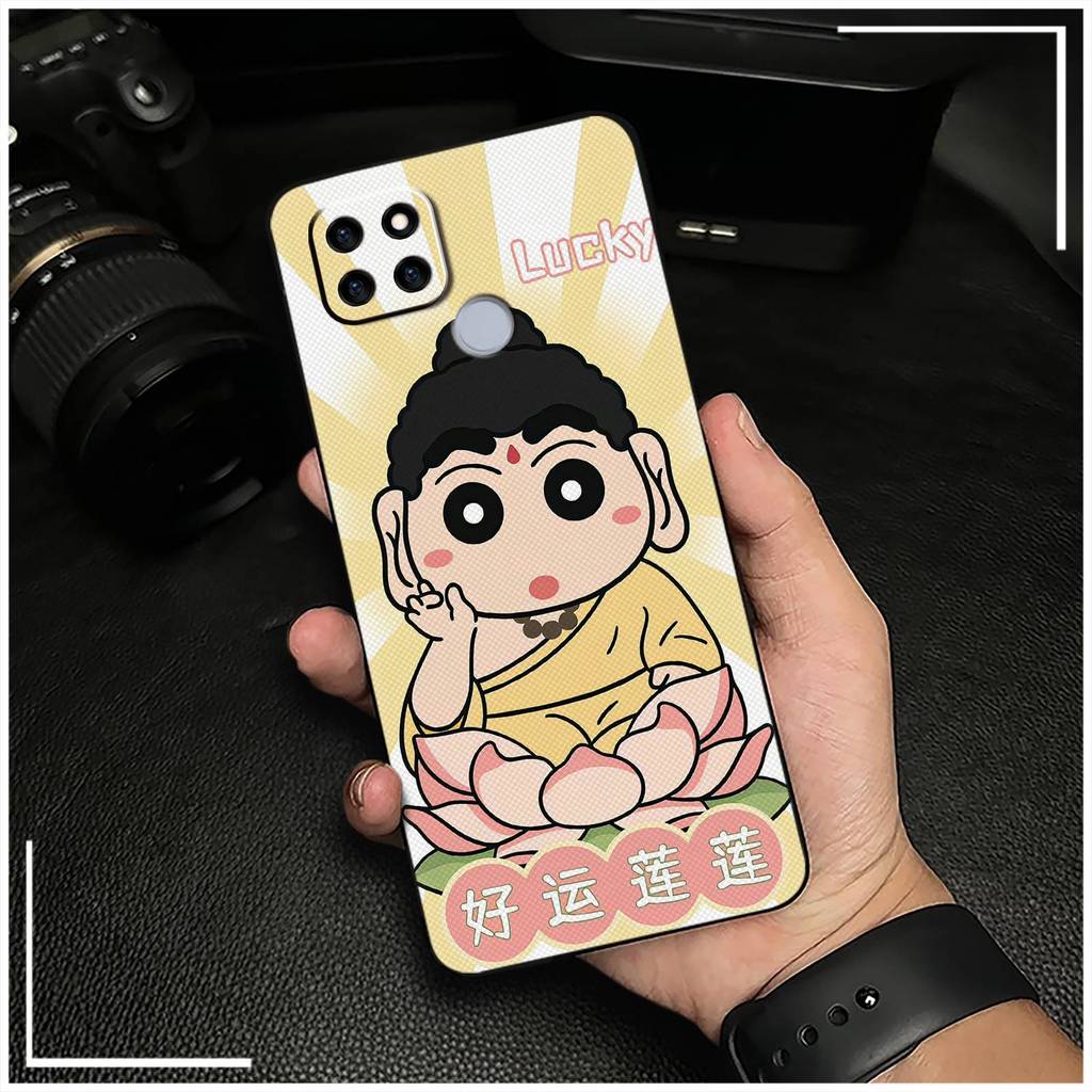 Ốp Lưng OPPO Realme V3 / Q2i TPU Silicon Mềm Bọc Toàn Bộ, Chống Bụi, Chống Thấm Nước, Chống Va Đập, Thiết Kế Hoạt Hình Dễ Thương