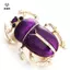 Trâm cài cánh cứng men vintage lady-style với họa tiết động vật/côn trùng, phù hợp làm phụ kiện cho áo sơ mi nữ