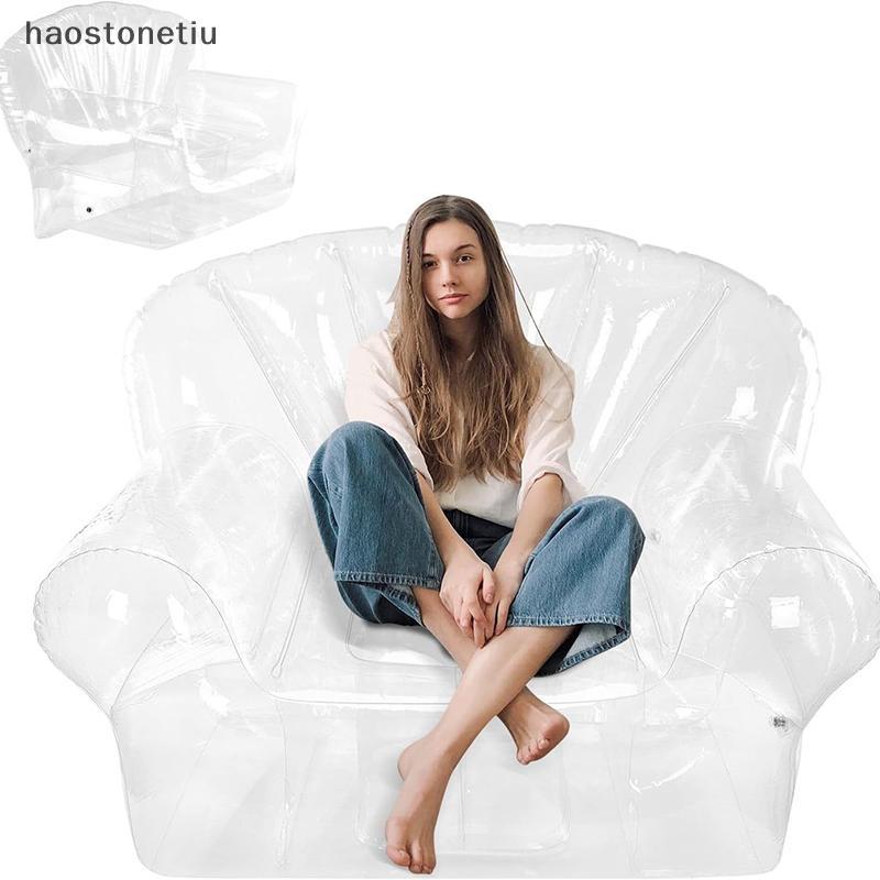 Ghế bơm hơi trong suốt PVC dày cho cắm trại ngoài trời - Sofa người lớn tiện lợi