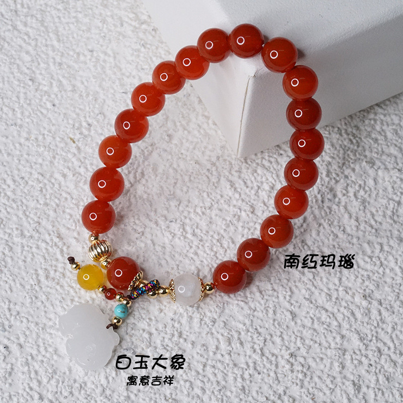 Vòng tay mã não đỏ miền Nam mới dành cho nữ