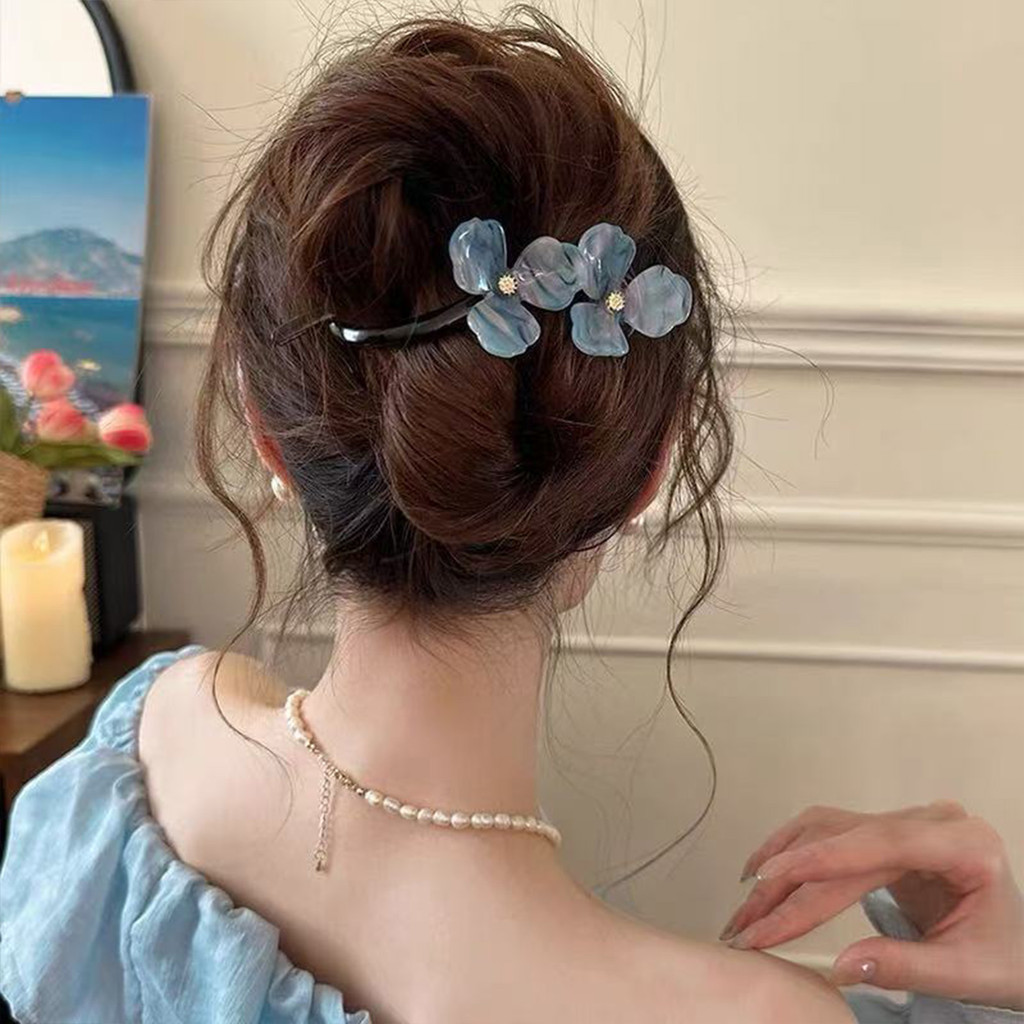 Kẹp Tóc Nhựa Bền Sáng Bóng, Phù Hợp Với Nhiều Loại Tóc