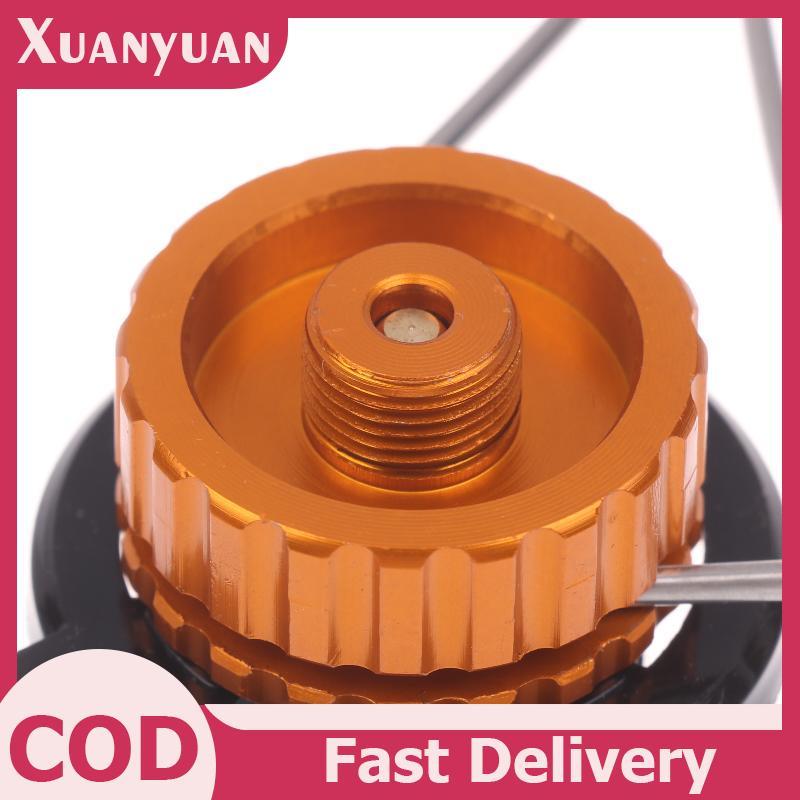 XUAN Bộ Phụ Kiện Xi Lanh Gas Cắm Trại Đa Năng có Giá Đỡ để Sử Dụng Ngang Tiện Lợi
