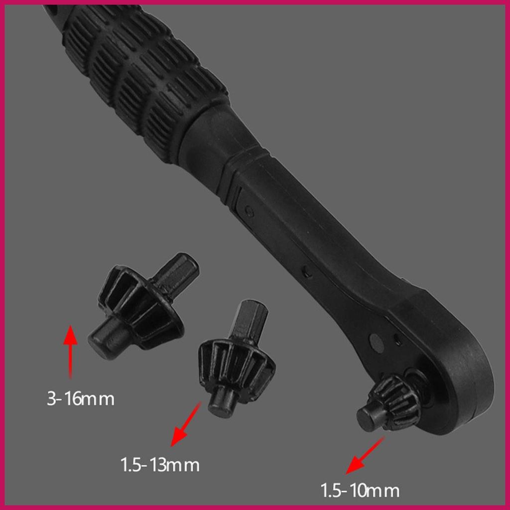 Chuck Key Hai Đầu Máy Khoan Điện Tấm Cắt Điện Tua Vít Phụ Kiện Cho Đai Ốc Bấm Người Dùng Nhà pomervn