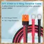 Cáp đầu cuối vòng XT60i đến O 10AWG Đầu nối vòng từ cái sang O Cáp nối dài XT60i cho máy phát điện năng lượng mặt trời