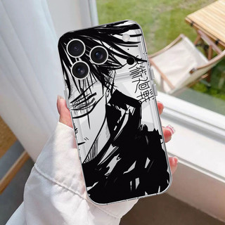Phim Hoạt Hình Jujutsu Kaisen Gojo Satoru Ốp Lưng Điện Thoại Samsung Galaxy S25 FE S24 S22 S23 S30 Plus Ultra S23FE S24FE Vỏ Thời Trang Chống Sốc Anime Mềm Trong Suốt Vỏ TPU Trong Suốt