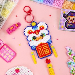 Bộ hạt MARBLEM Perler Hama, Trang trí thủ công Hộp hạt Hama 2.6mm, Sáng tạo 24 màu Đậu nhỏ cao cấp DIY Làm câu đố Bộ dụng cụ hạt nóng chảy Câu đố giáo dục