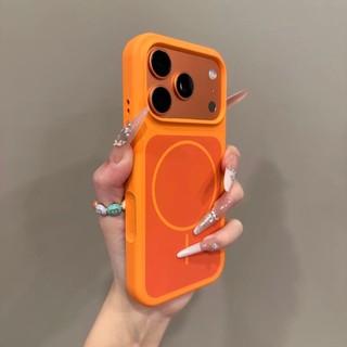 Ốp điện thoại di động từ tính silicon lỏng mới cho iPhone17 Pro Max 16 15 14 13 Pro Max bảo vệ camera chống sốc chống rơi mặt sau mềm