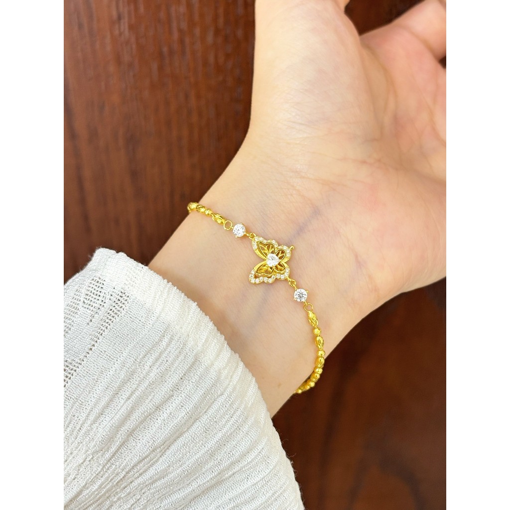 Vòng tay bướm ánh sao rỗng thanh lịch dành cho nữ