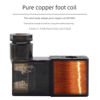 Van khí nén điện từ Yadeke 4v210-08 Cuộn dây van điện từ 220v 24v 12v4v310-10 Van điện tử