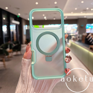 Giá đỡ vợt ngọc bích núi xanh sang trọng Vỏ điện thoại từ tính thích hợp cho iPhone 13 14 15 16 17 Pro Max cảm giác da bán trong suốt bao gồm chống rơi