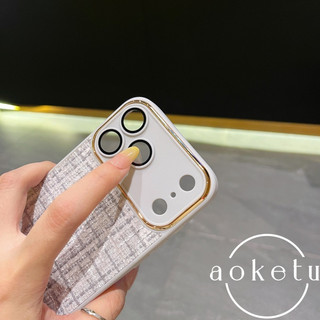 Thích hợp cho vỏ điện thoại Apple 17pro, nhung nhỏ thơm, Xingyu Orange iPhone 16promax mẫu mới thu đông, 15pro hợp thời trang 14 / 12 / 11 dành cho nữ