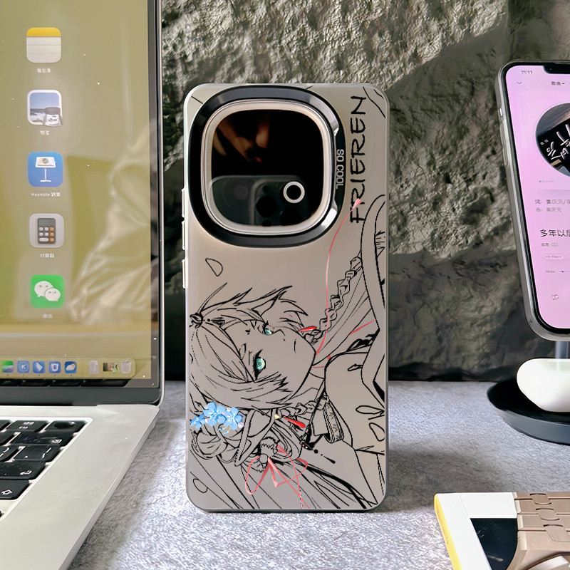 Dành cho iQOO 15 13 12 Pro Z10 Turbo Pro Z9 Neo 10 / 9 Frieren Micro Matte Vỏ điện thoại cứng cho iQOO Z9 Turbo Z8 Vỏ iQOO chống sốc