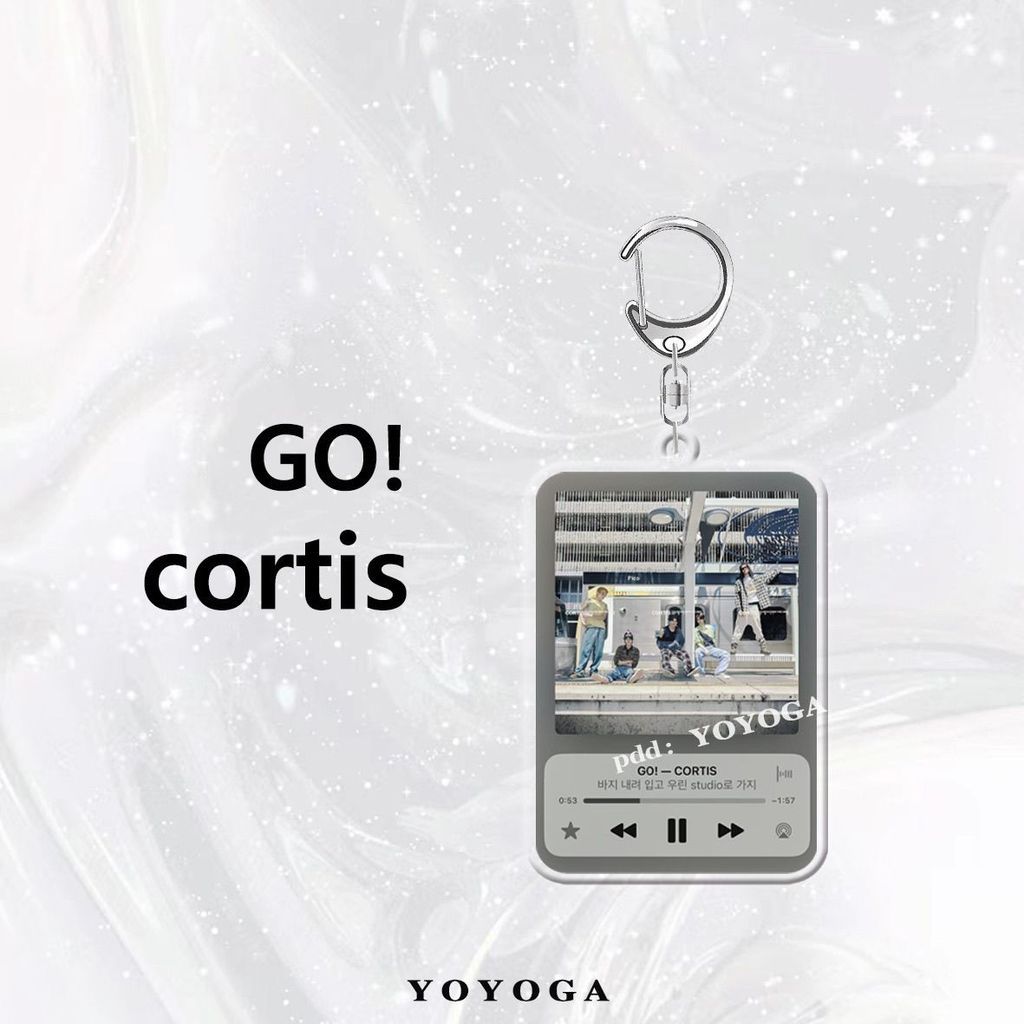 CORTIS xung quanh GO album nên hỗ trợ móc chìa khóa acrylic túi treo An Hao Triệu Vũ Phàm